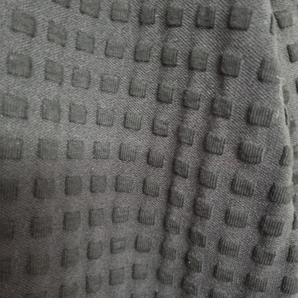 Cos Black grid textured oversized Cardigan Size small uk 8/10 - Picture 3 of 4